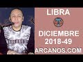 Video Horscopo Semanal LIBRA  del 2 al 8 Diciembre 2018 (Semana 2018-49) (Lectura del Tarot)