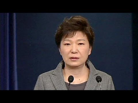 In an emotional televised address, South Korea\'s president has said sorry for last month\'s ferry disaster in which around 300 passengers, most of them schoolchildren, died.

She formally accepted responsibility for the sinking and vowed sweeping reforms to improve safety, saying the coastguard would be disbanded as it had failed in its rescue mission.

\