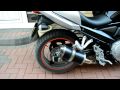 Suzuki Gsx650f - Stubby Exhaust - Youtube