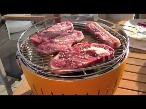 Azul LotusGrill G-TB-34 Barbacoa 35x35x24 cm