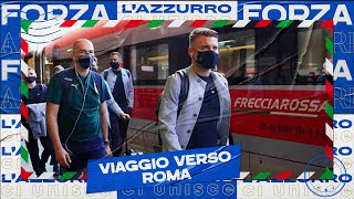 Il trasferimento degli Azzurri a Roma per Italia-Svizzera | EURO 2020