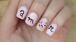 Mi Am❤r - Tutoriel Nail Art