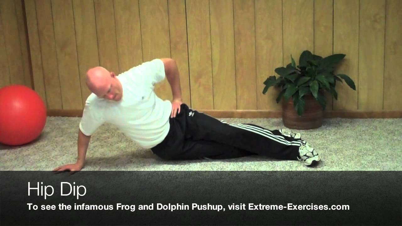 Hip Dip Exercise- HERE - BETTER than cutting off those love handles