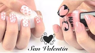 Diseños de uñas San Valentín " Corazones"