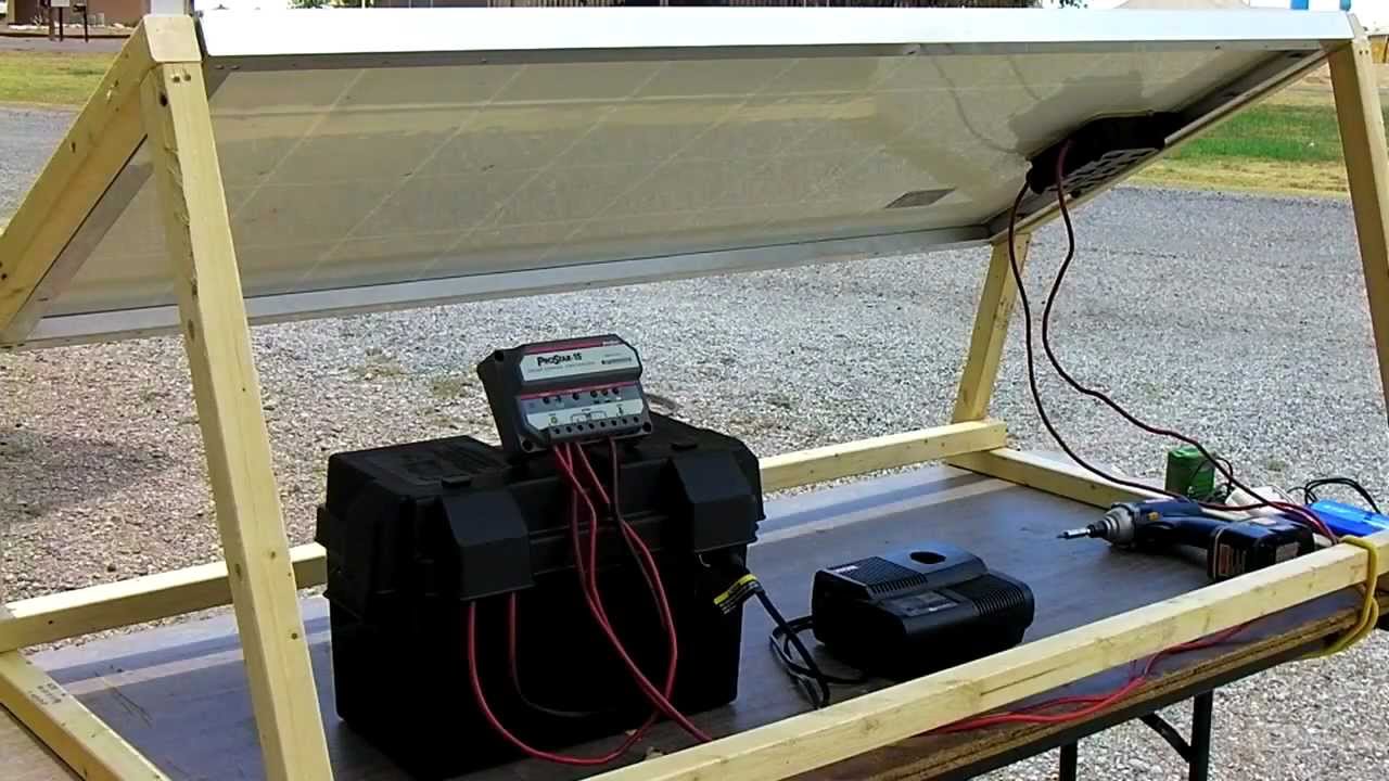 How to Build A Solar Generator - DIY Survival Prepper Solar Panel 