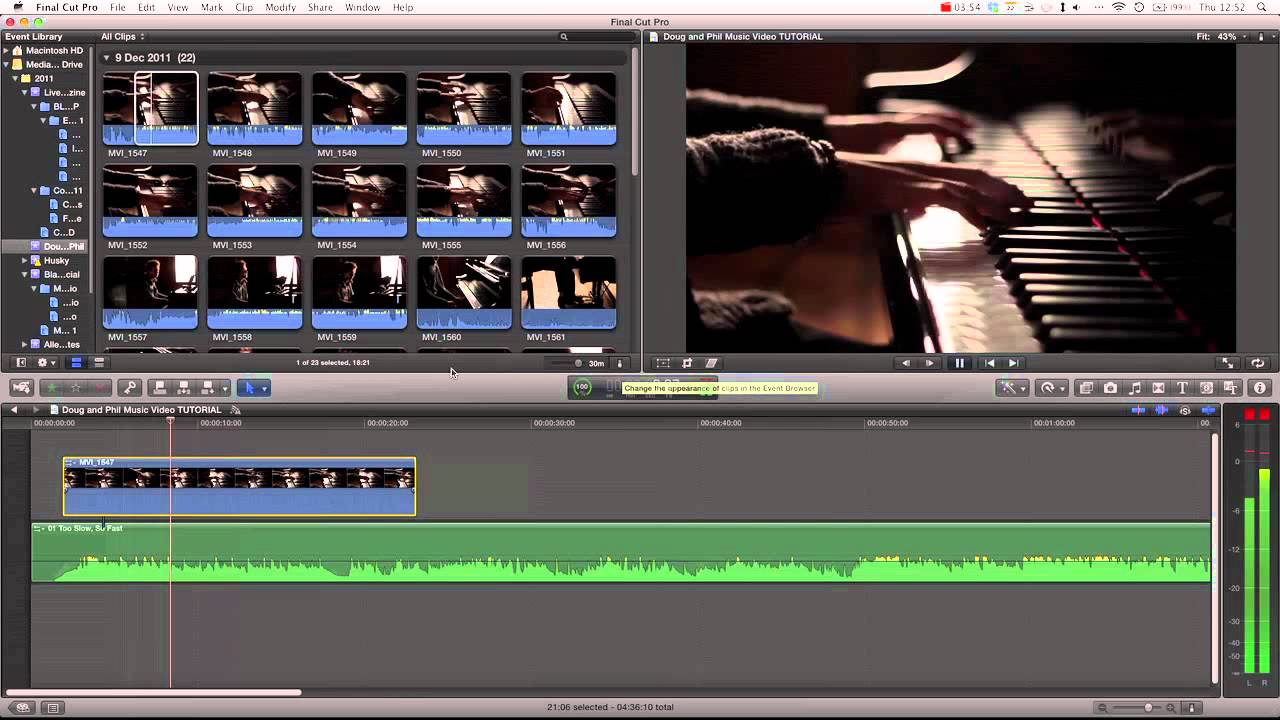 Final Cut Pro Music | final cut pro x tutorial pt 22 how to cut a music video Final Cut Pro Music | final cut pro x tutorial pt 22 how to cut a music video