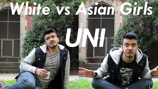 Asian vs White Girls UNI