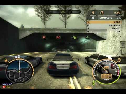 NFS Most Wanted ASUS Gamer OSD recording test - YouTube