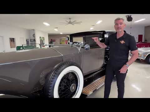 video 1928 Rolls-Royce Phantom I Riviera Town Car by Brewster