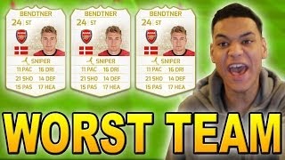 FIFA 14 - THE WORST TEAM!!!