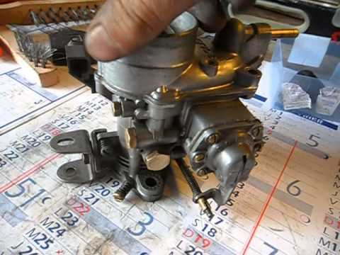 Démontage et nettoyage du carburateur Solex 32 PBic moteur