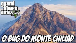 GTA V - O Bug do Monte Chiliad,ENTRANDO NO PAINEL DOS ALIENS