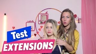 ✿ Emmy et Marie testent les extensions pour cheveux ✿