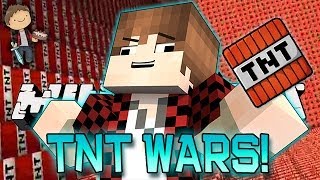 Minecraft: TNT Wars Mini-Game! How To Build CRAZY TNT Cannons!