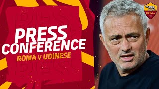 CONFERENZA STAMPA | Mourinho alla vigilia di Roma-Udinese