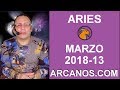 Video Horscopo Semanal ARIES  del 25 al 31 Marzo 2018 (Semana 2018-13) (Lectura del Tarot)