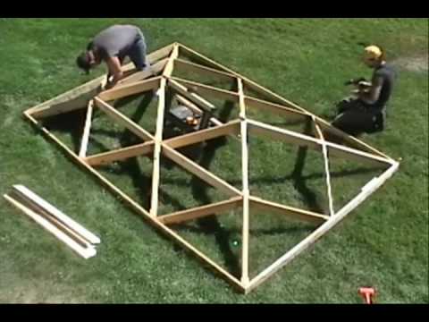 World's Fastest Wooden Hip Roof.wmv - YouTube
