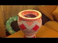 1 - Pink 3D Origami Vase