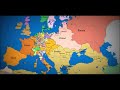 Mapa Europy od roku 1000 do teraz