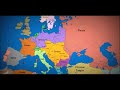 Mapa Europy od roku 1000 do teraz