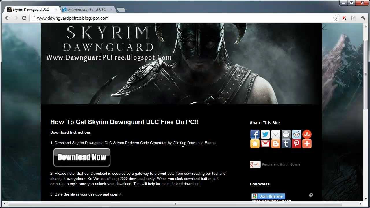 Skyrim Dawnguard Expansion Pack PC Redeem Codes Free Giveaway ...