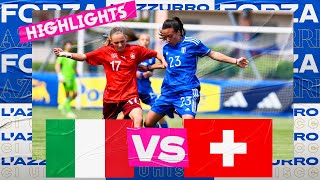 Highlights: Italia-Svizzera 3-0 | Under 15 Femminile | Amichevole