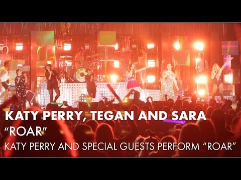 Katy Perry Sings Roar With Tegan and Sara & Special Guests At The Hollywood Bowl [HD]