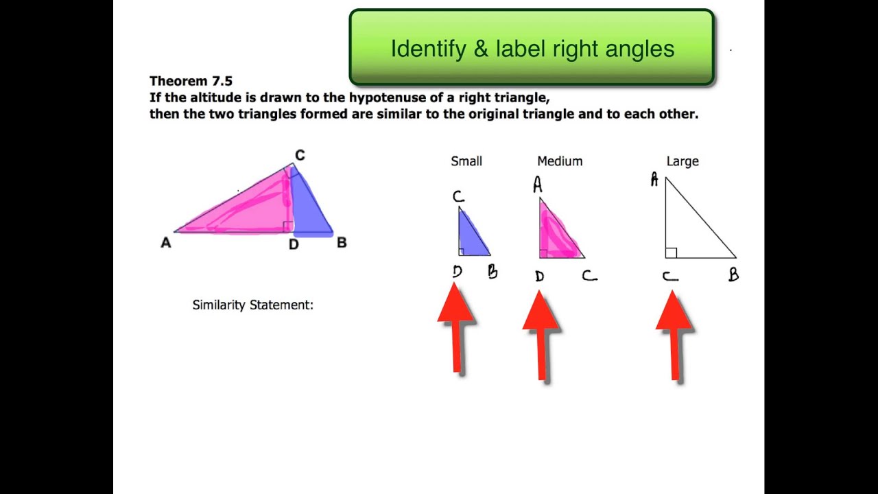 right triangle similarity