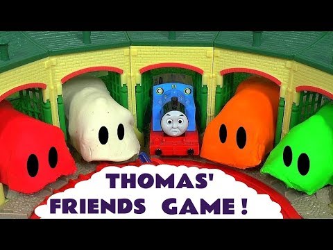 Thomas and Friends Toy Trains Play Doh Stop Motion Game Guessing Game Fun Kids Video ToyTrains4u