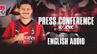 Luka Jović | Presentation Press Conference [In English]