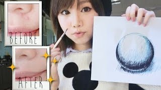 【BrenLui大佬B】畫畫與化妝之間 | 遮蓋暗瘡 How to Cover Acne with Drawing & Color Theory