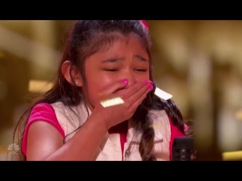 Angelica Hale gets GOLDEN BUZZER after burning down AGT with GIRL ON FIRE AGT S12 Episode 8