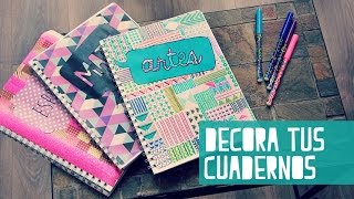 Como decorar tus cuadernos