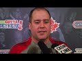2012 Tim Hortons Brier Draw 5 Media Scrum
