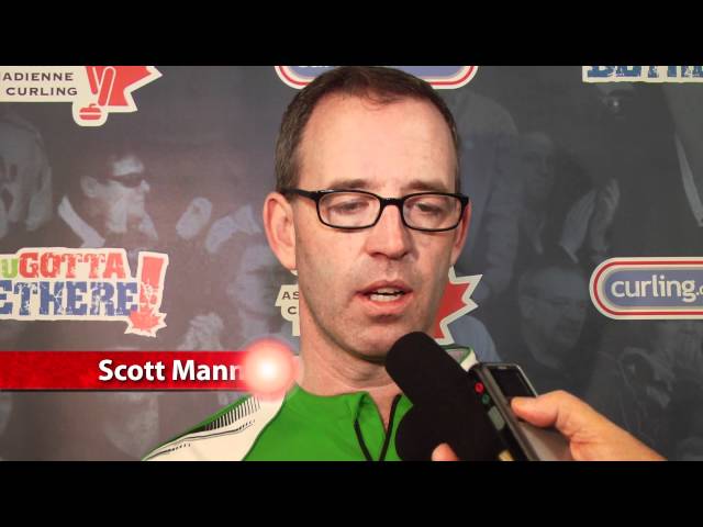 2012 Tim Hortons Brier Draw 5 Media Scrum