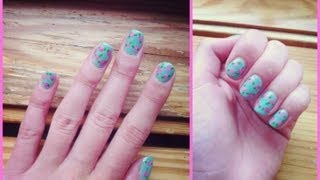 Vintage Floral - Nail Tutorial