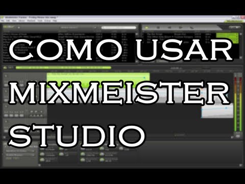 como abrir mixmeister studio