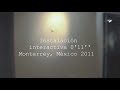 Otoemisión (Otoacoustic emission), 2011. (Installation view) Jeimy M. Martínez Galavíz.