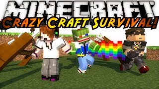 Minecraft Crazy Craft : WHERE'S THE WORLD?!