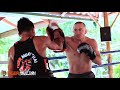 UFC Welterweight Champion Georges St-Pierre (GSP) Trains @ Tiger Muay Thai & MMA