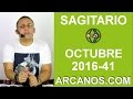 Video Horscopo Semanal SAGITARIO  del 2 al 8 Octubre 2016 (Semana 2016-41) (Lectura del Tarot)
