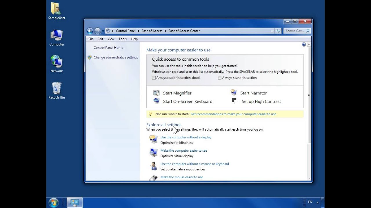 Windows 7 Change the Text to Speech Voice - YouTube