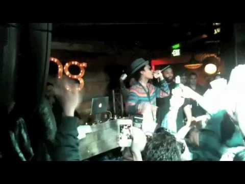 Wiz Khalifa performing at Bing Bar, Park City, Utah.