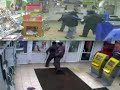 The brutal fight in supermarket, Krasnoyarsk, Russia (fight)
