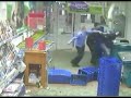 The brutal fight in supermarket, Krasnoyarsk, Russia (fight)