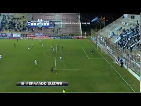 Gol de Elizari. San Lorenzo 2 - Gimnasia ER 0. 4tos. de final. Copa Argentina. Fútbol Para Todos