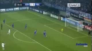 Marcozzi commenta il secondo goal dello Schalke contro il Basilea...