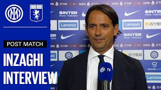 INTER 4-0 GENOA | SIMONE INZAGHI EXCLUSIVE INTERVIEW [SUB ENG] 🎙️⚫🔵??