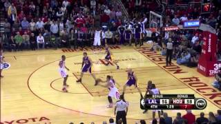 Rockets vs Lakers Jeremy Lin's Shot in the 4th Quarter