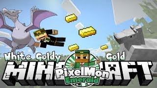 Minecraft Pixelmon Emerald #81 White Goldy Gold